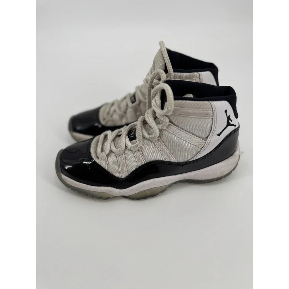 Air Jordan 1‎ Retro 378038-100 Youth Sneakers 5.5 White Concord Basketball Shoes